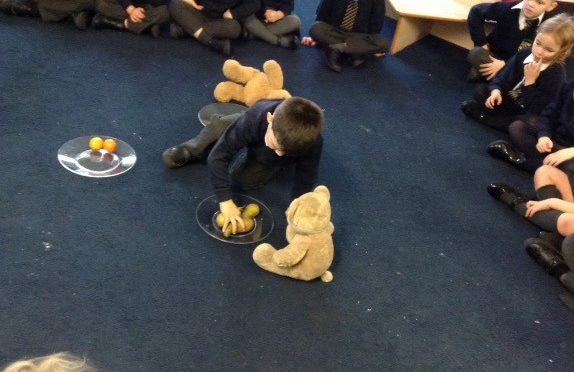 EYFS: Teddy bears picnic: finding number bonds of 5.